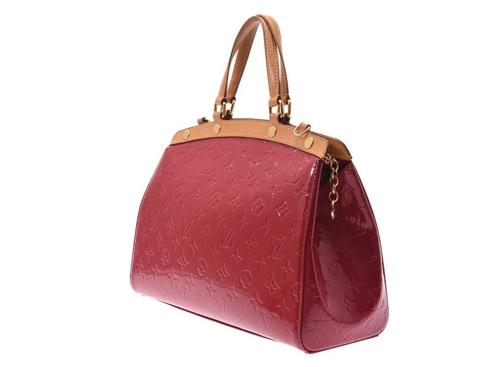 Louis Vuitton Handbag Pink Strap Rose Vernis Blair Indien Pink